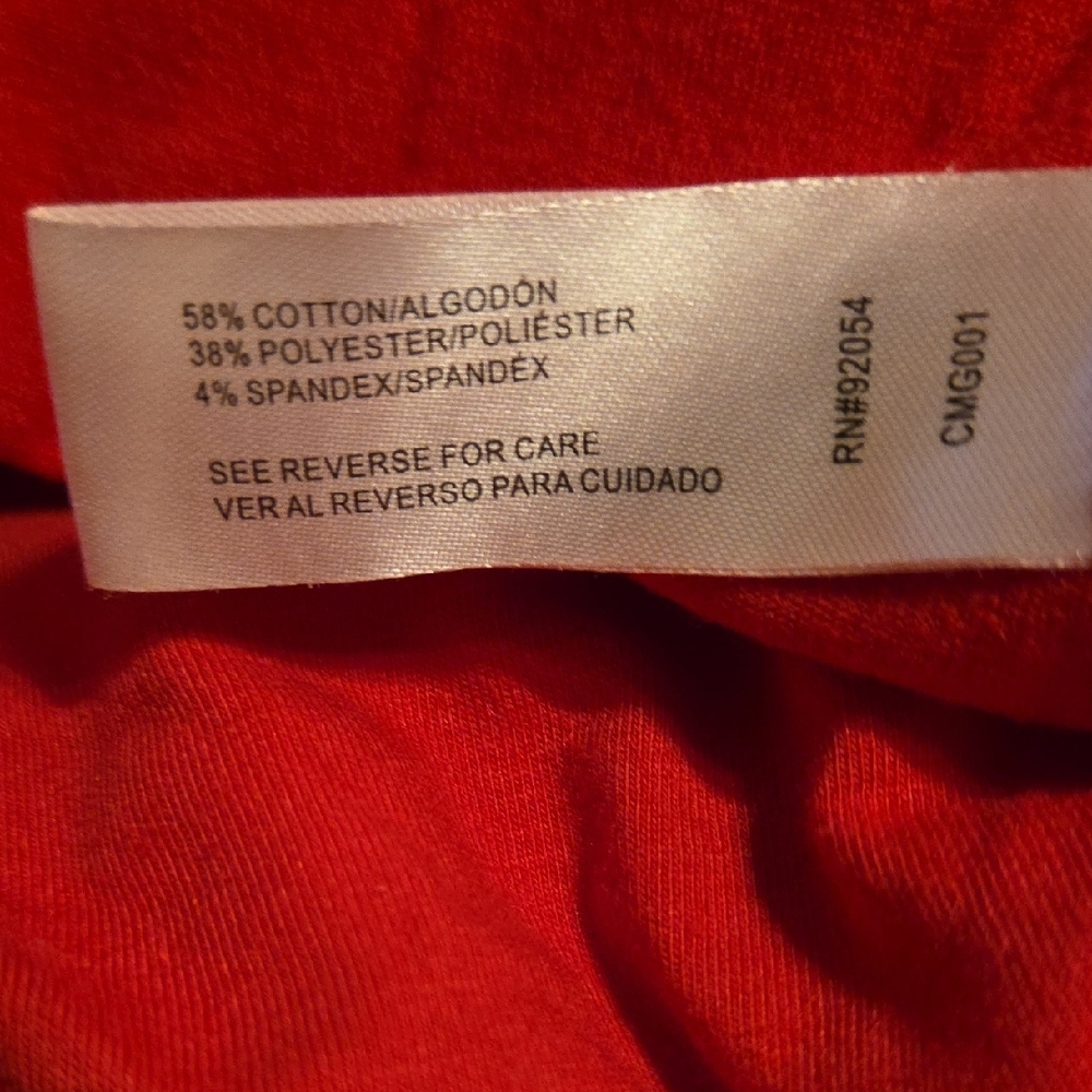 Vibrant Red Ruffled Flutter Sleeve Blouse - Picture 12 of 13